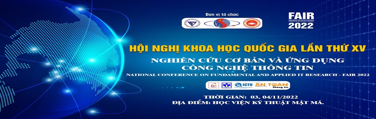 Thông cáo báo chí về hội nghị khoa học quốc gia lần thứ XV “Nghiên cứu cơ bản và ứng dụng công nghệ thông tin”