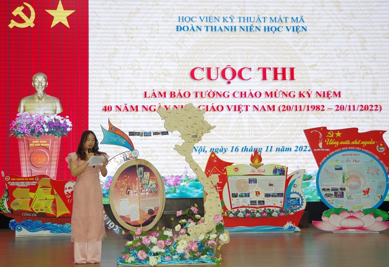 Cuộc thi làm báo tường hướng đến chào mừng Kỷ niệm 40 năm Ngày nhà giáo Việt Nam