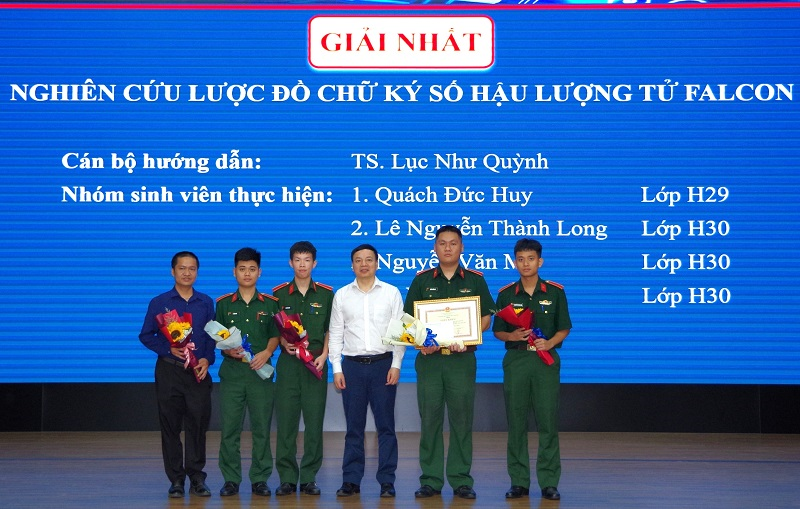 Lễ Tổng kết và trao giải thưởng cho các nhóm học viên, sinh viên tham gia nghiên cứu khoa học năm học 2022 – 2023