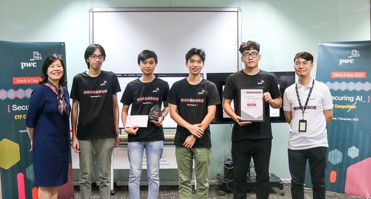 Sinh viên Học viện Kỹ thuật mật mã giành ngôi vị quán quân cuộc thi "Hack A Day 2023"