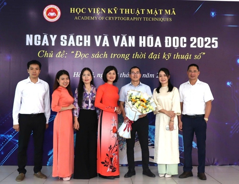 Học viện Kỹ thuật mật mã tổ chức Ngày sách và Văn hóa đọc 2025