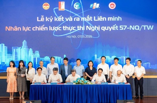 Học viện Kỹ thuật mật mã gia nhập Liên minh Nhân lực chiến lược thực thi Nghị quyết 57-NQ/TW: Tiếp sức cho cuộc cách mạng chuyển đổi số
