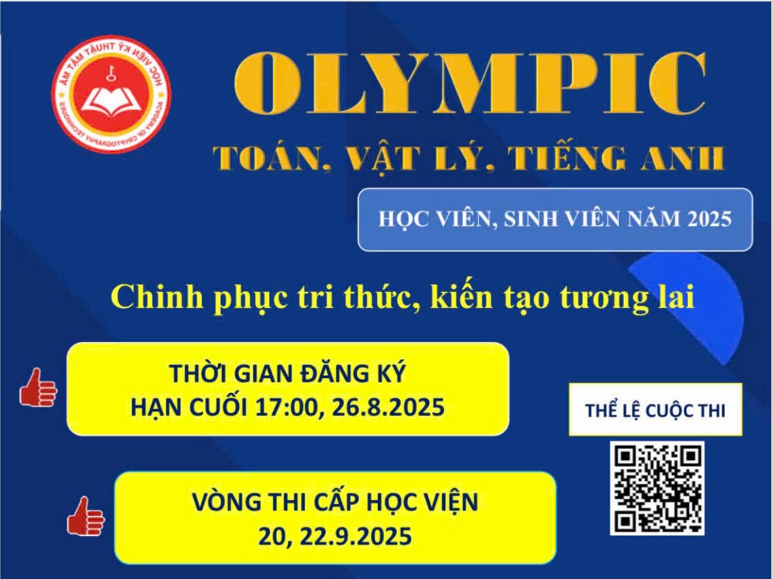 Olympic Toán học, Vật lý và Tiếng anh năm 2025 - Hành trình khẳng định trí tuệ, lan tỏa niềm đam mê