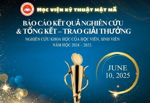 Sôi nổi chương trình báo cáo kết quả và trao giải thưởng nghiên cứu khoa học học viên, sinh viên năm học 2024 – 2025
