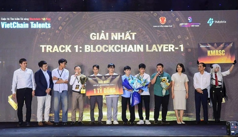 Đội tuyển Học viện Kỹ thuật mật mã giành giải Nhất chủ đề Blockchain Layer-1 tại Cuộc thi VietChain Talents 2025