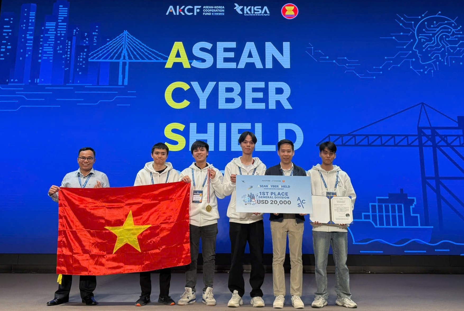 Học viện Kỹ thuật mật mã vô địch cuộc thi ASEAN Cyber Shield 2025