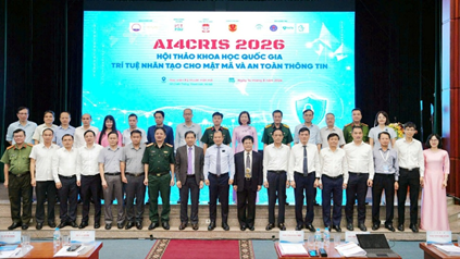 AI4CRIS 2026: Quy tụ trí tuệ, thúc đẩy ứng dụng AI trong lĩnh vực mật mã và an toàn thông tin